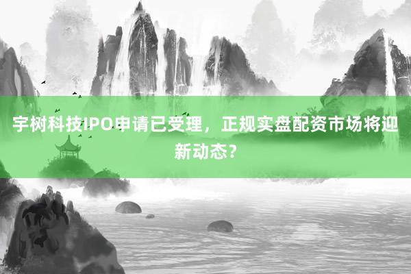 宇树科技IPO申请已受理，正规实盘配资市场将迎新动态？
