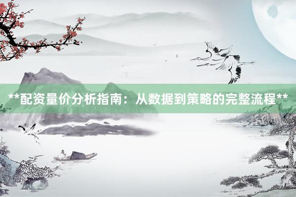 **配资量价分析指南：从数据到策略的完整流程**