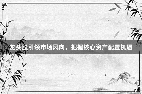 龙头股引领市场风向，把握核心资产配置机遇